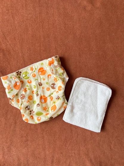 Kids Essentials Reusable Baby Diaper Pant with Absorbent Pad | Washable Nappies