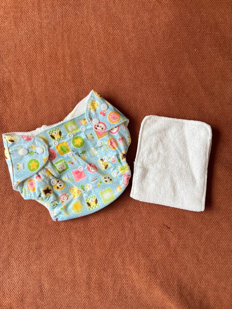 Reusable Baby Diaper Pant with Absorbent Pad | Washable Nappies