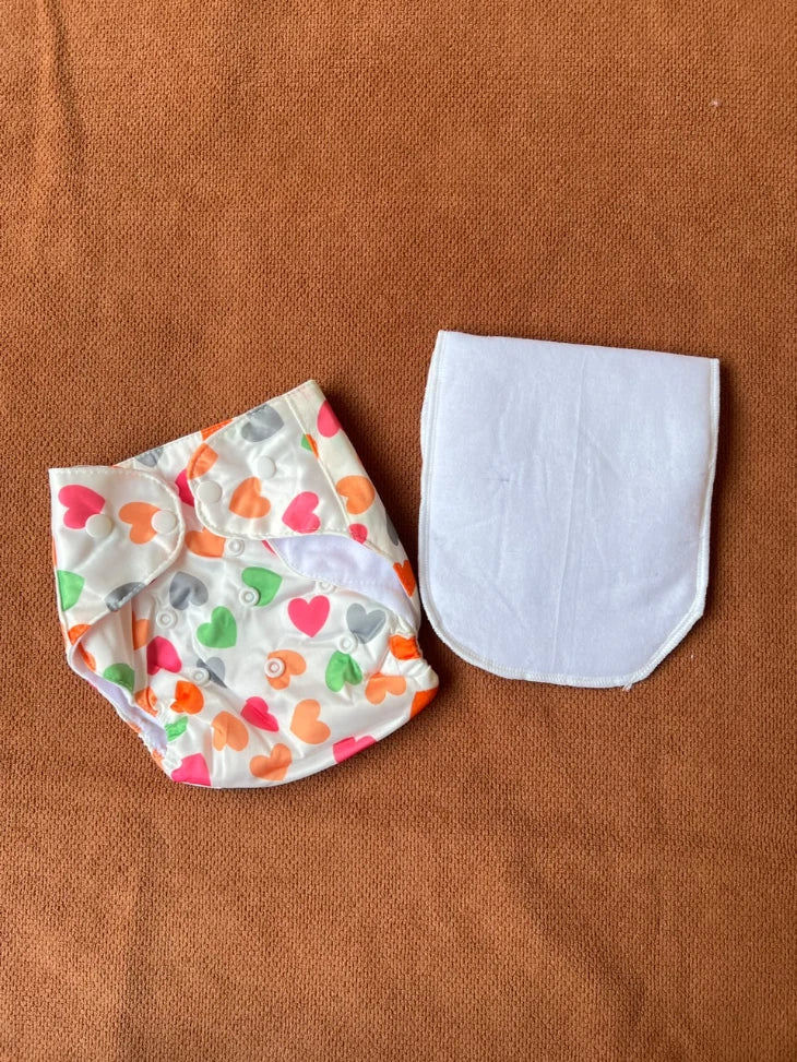 Reusable Baby Diaper Pant with Absorbent Pad | Washable Nappies