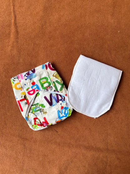 Reusable Baby Diaper Pant with Absorbent Pad | Washable Nappies