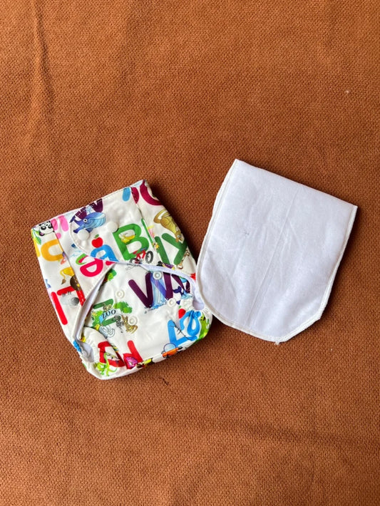 Reusable Baby Diaper Pant with Absorbent Pad | Washable Nappies