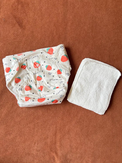 Reusable Baby Diaper Pant with Absorbent Pad | Washable Nappies
