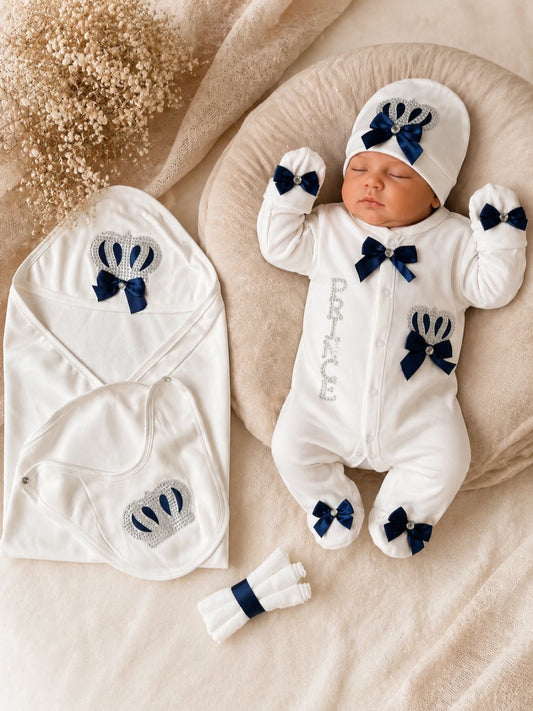 Kids Essentials Winter Fleece Turkish-Style Newborn "PRINCESS" Starter Set