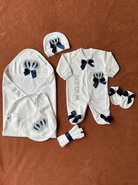 Kids Essentials Winter Fleece Turkish-Style Newborn "PRINCE" Starter Set