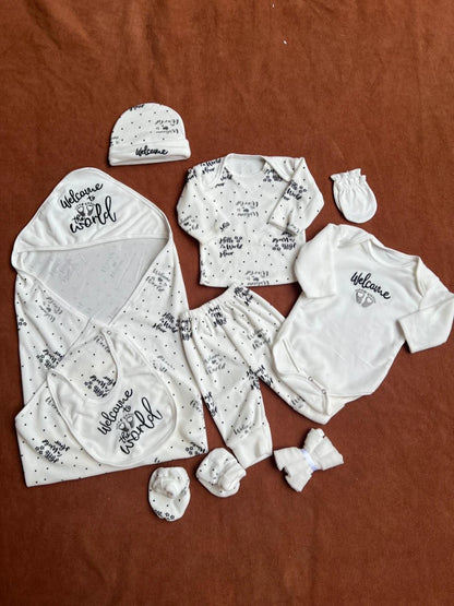 Winter Fleece Welcome to the World Newborn Starter Set