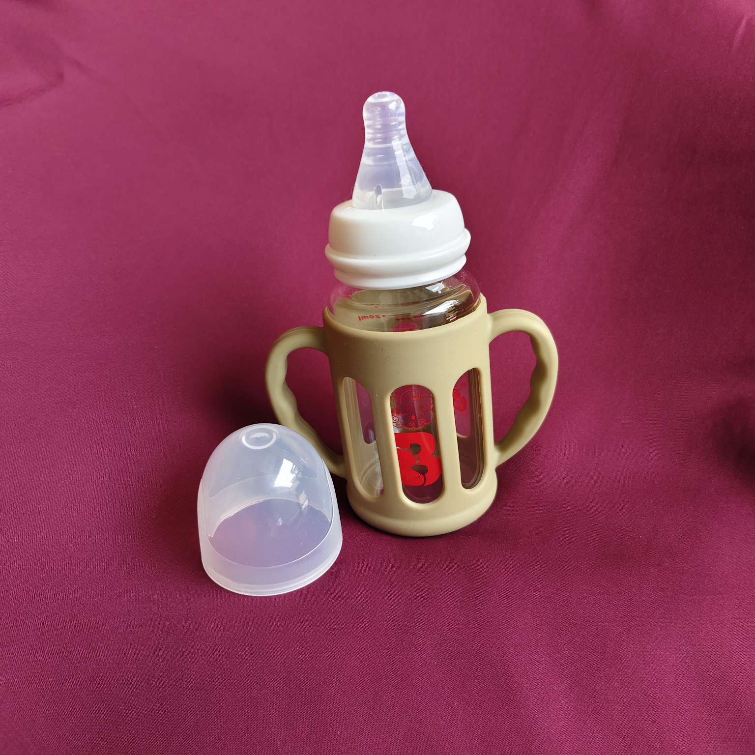 kidsessentials baby feeder Brown glass ACyes 120ml GF2B