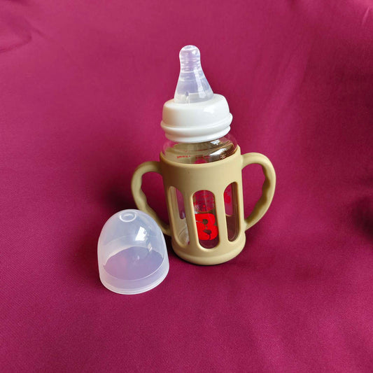 kidsessentials baby feeder Brown glass ACyes 120ml GF2B
