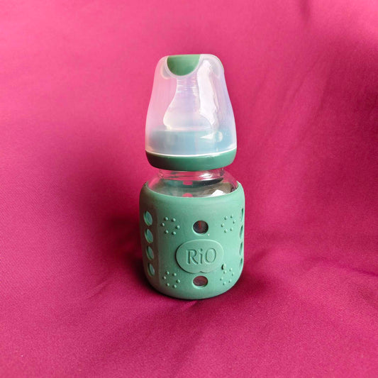 kidsessentials baby feeder green glass RIO 80ml GF1G