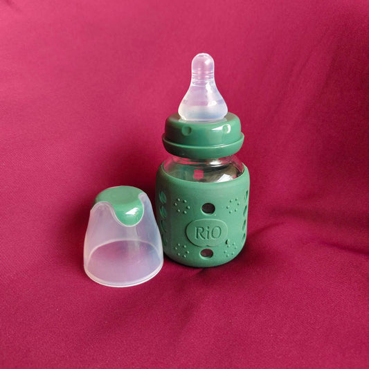 kidsessentials baby feeder green glass RIO 80ml GF1G2