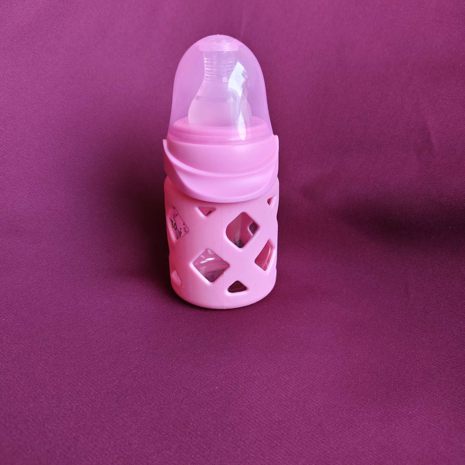 kidsessentials baby feeder pink glass smart baby 60ml GF0P