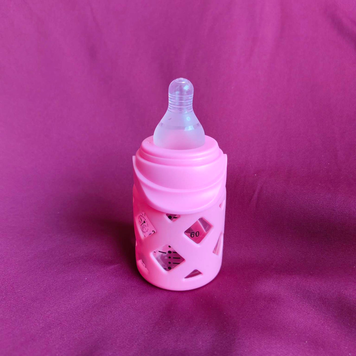 kidsessentials baby feeder pink glass smart baby 60ml GF0P2