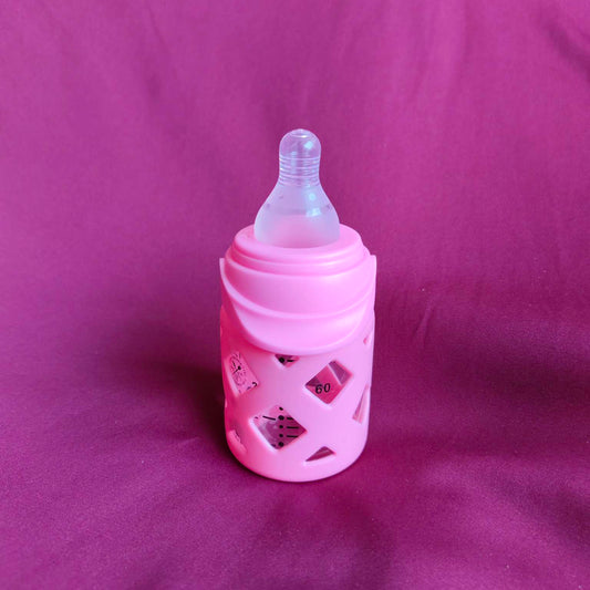 kidsessentials baby feeder pink glass smart baby 60ml GF0P2