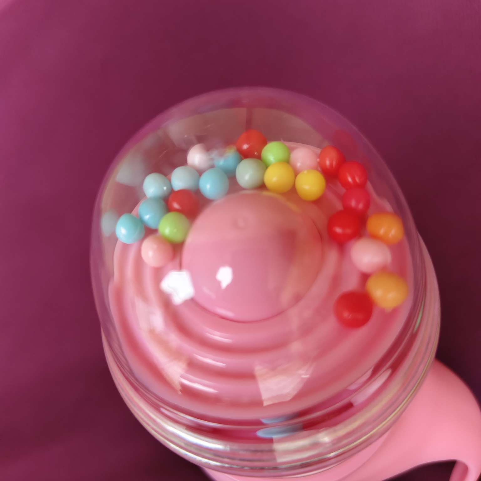 kidsEssentials baby feeder pink glass yes 120ml GF2P3