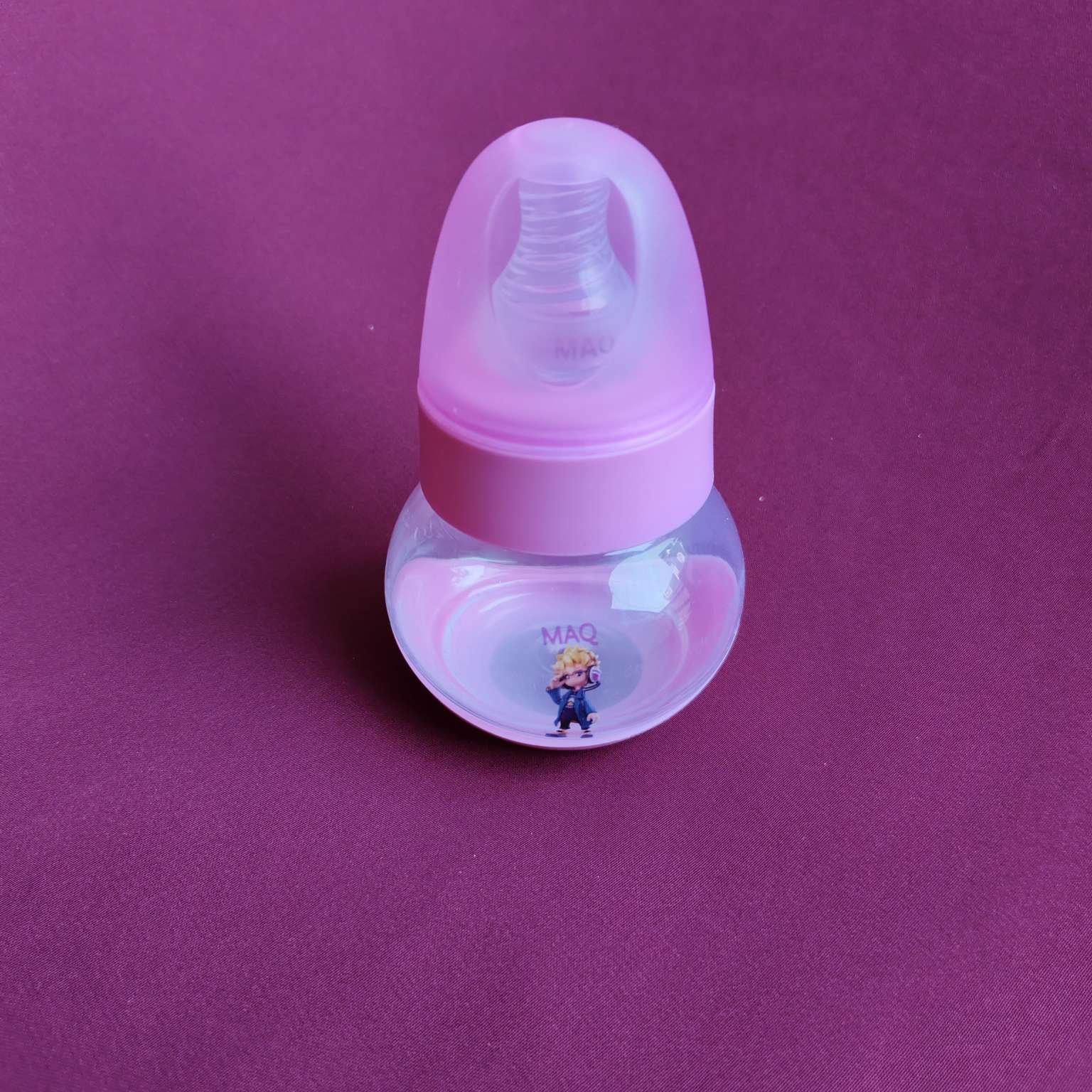 kidsessentials baby feeder pink plastic nuk 90ml PF1P2