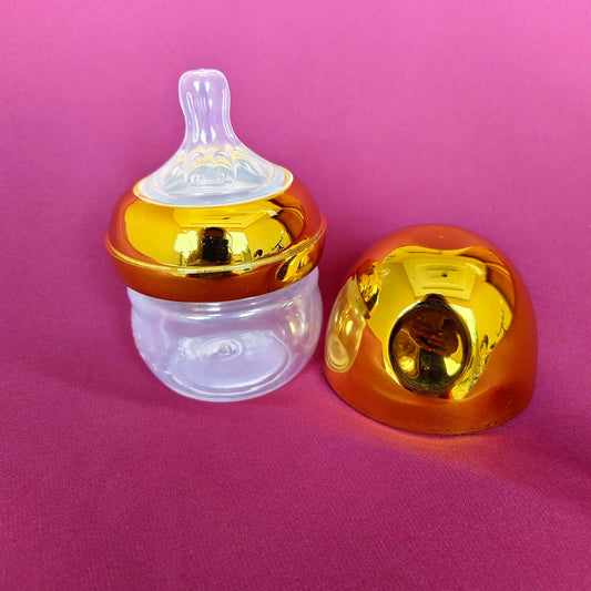 kidsessentials baby feeder wide neck Golden shinny plastic only 60ml PF0G2