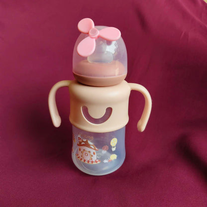 kidsessentials baby feeder wide neck light brown Glass minitree 270ml GF4B2