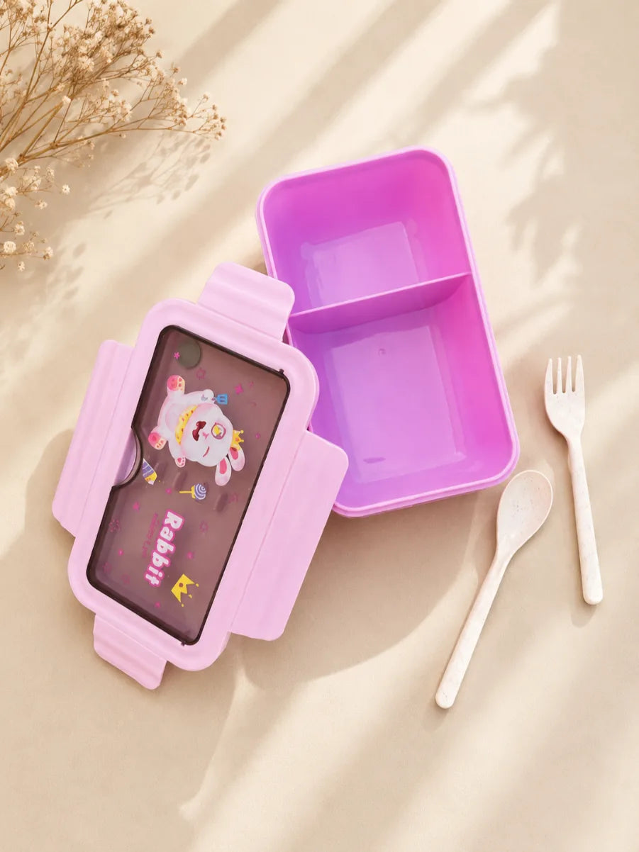 Kids Lunch Box with Spoon & Fork – Leakproof & BPA-Free