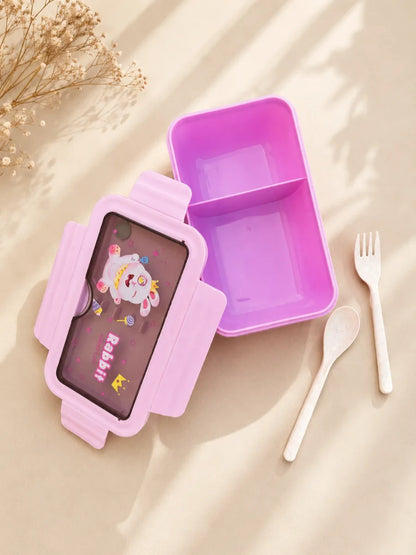 Kids Lunch Box with Spoon & Fork – Leakproof & BPA-Free
