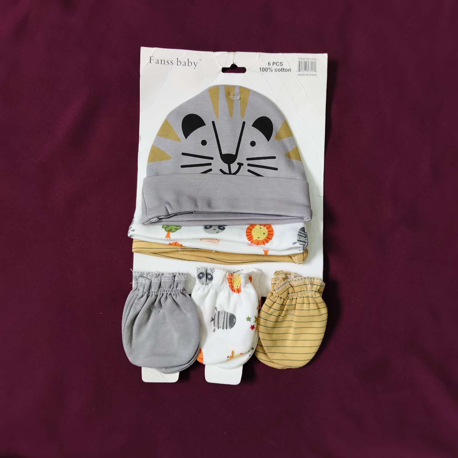 pack of 3 caps and mittens (2)