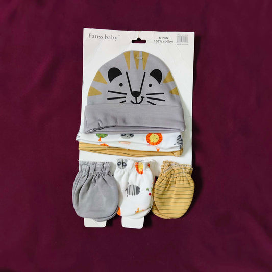 pack of 3 caps and mittens (2)