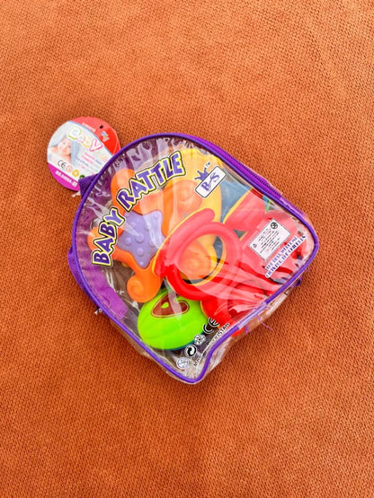 Baby Rattle Toy Set – With Carry Bag