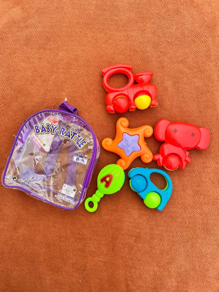 Baby Rattle Toy Set – With Carry Bag