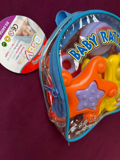 Baby Rattle Toy Set – With Carry Bag