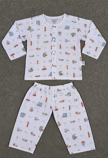Summer Baby Night Suit – Soft 2-Piece