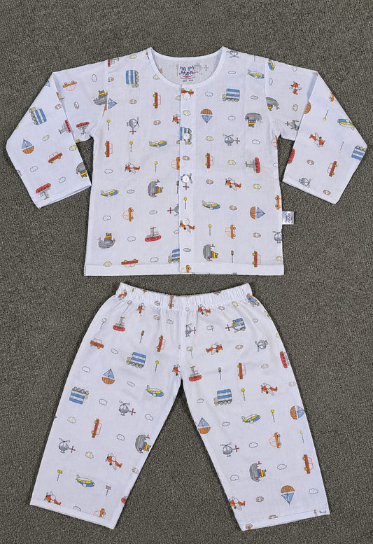 Summer Baby Night Suit – Soft 2-Piece