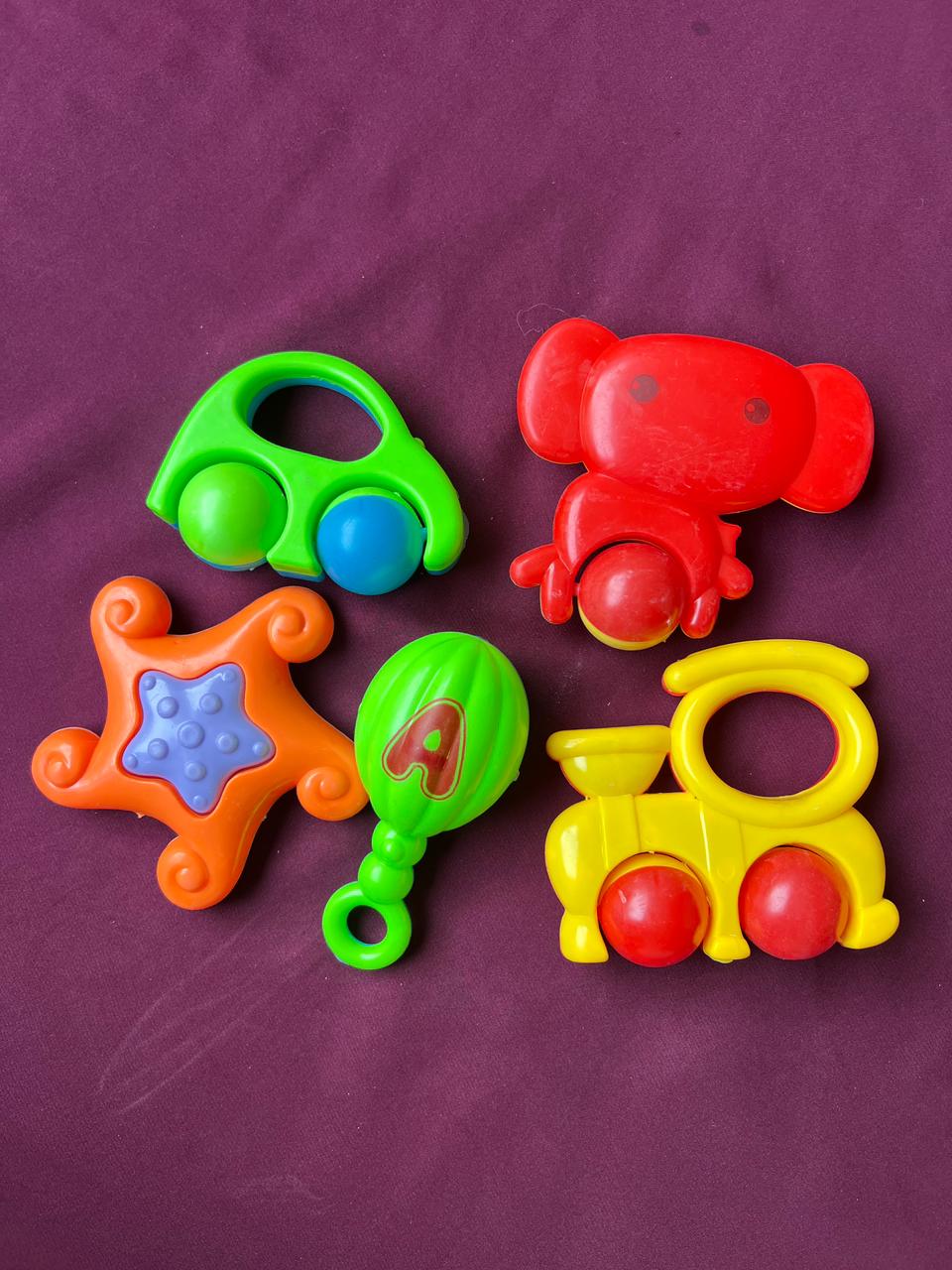 Baby Rattle Toy Set – With Carry Bag