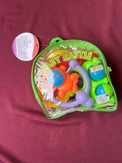 Baby Rattle Toy Set – With Carry Bag