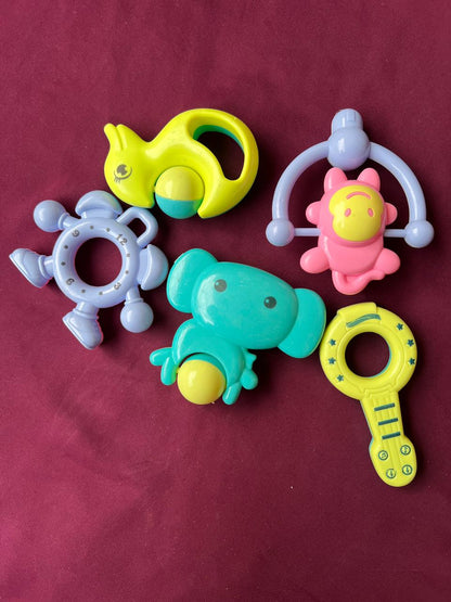 Baby Rattle Toy Set – With Carry Bag
