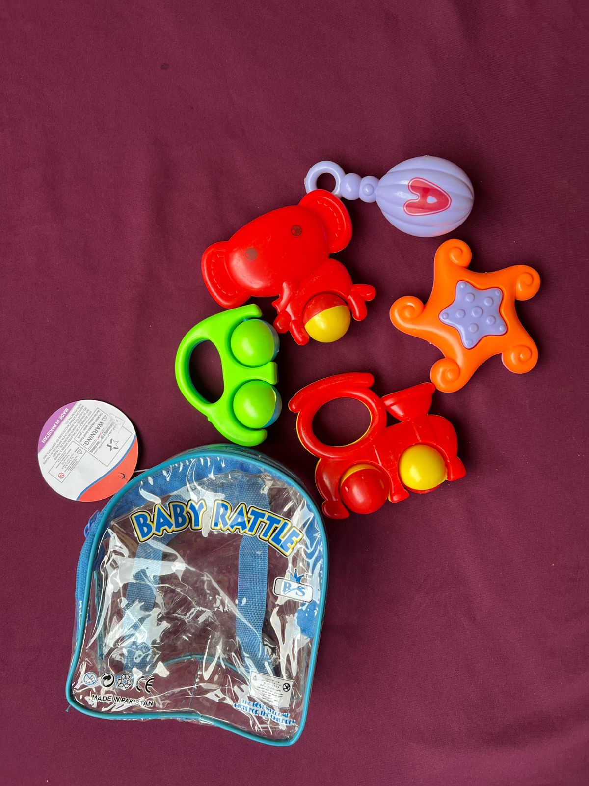 Baby Rattle Toy Set – With Carry Bag