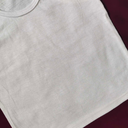 Sleeveless Cotton Vest for Newborn – 0 to 3 Months