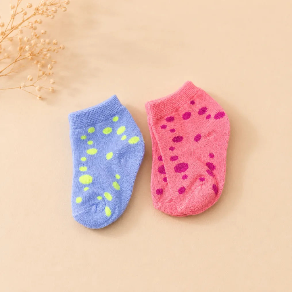 Pack of 2 Baby Socks (0–12 Months) – Soft & Stretchable