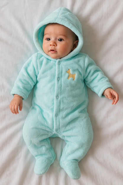 Newborn Velvet Romper – Soft, Cozy & Elegant Baby Outfit