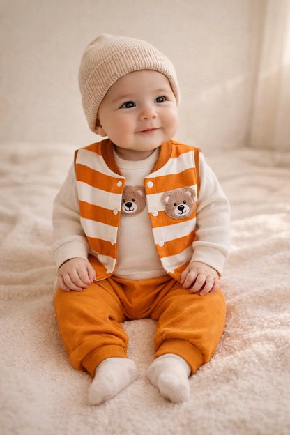 Baby Winter 3 Piece Suit | Jacket Shirt Trouser Set