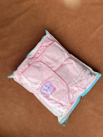 Newborn 6 Pcs Velvet Winter Starter Set – Pink