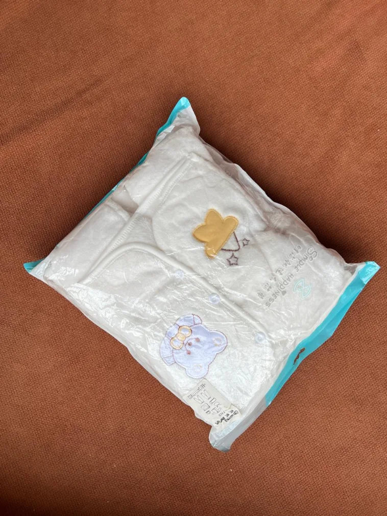 Newborn 6 Pcs Velvet Winter Starter Set –  white